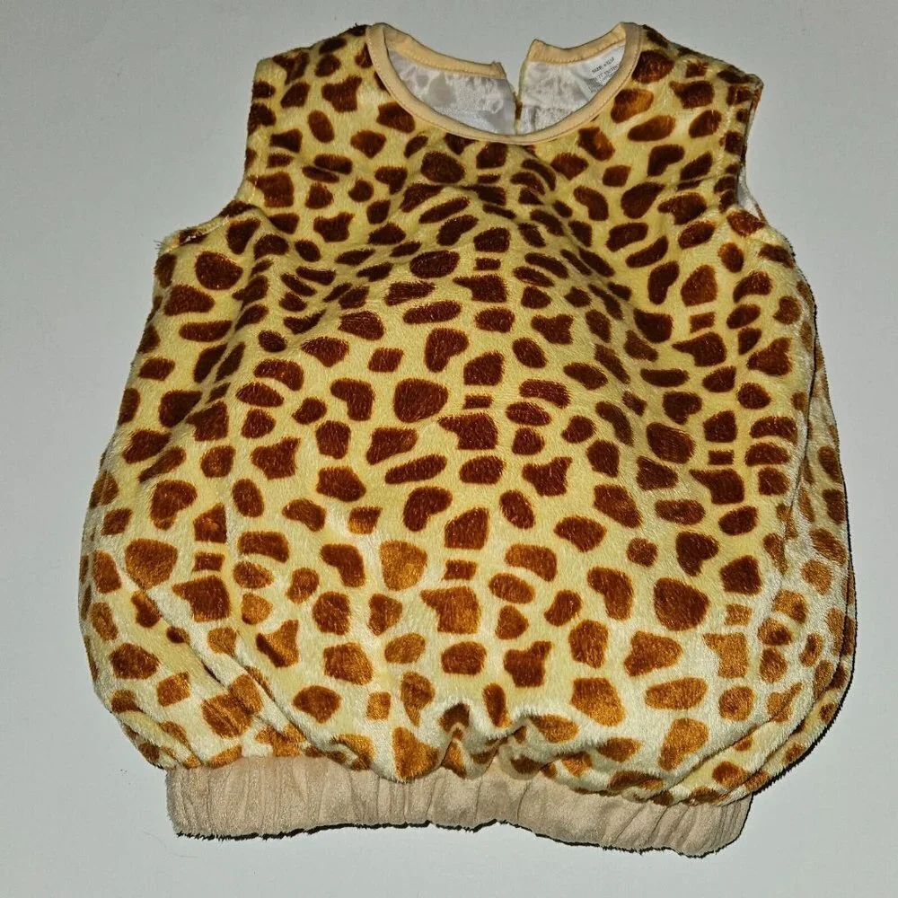Giraffe Plush Halloween Costume Baby 6-12 Months Target Jumpsuit Headpiece